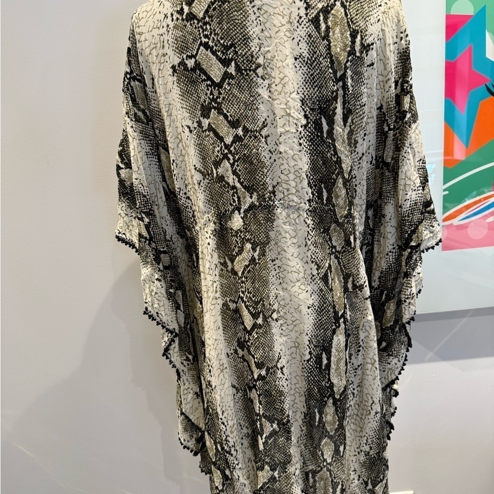 Snakeskin Print Swim Cover Up - Picture 7 of 7